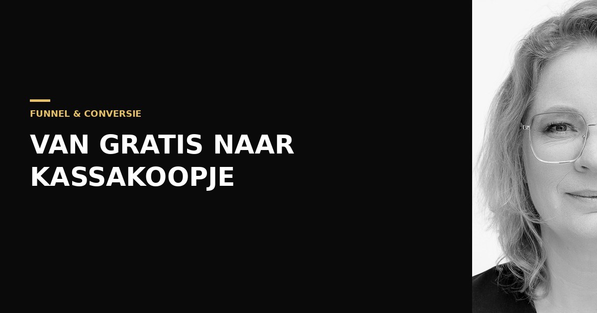 Van gratis naar kassakoopje