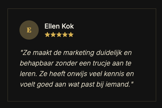 review ellen kok